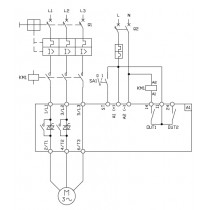 Schema elettrico soft starter