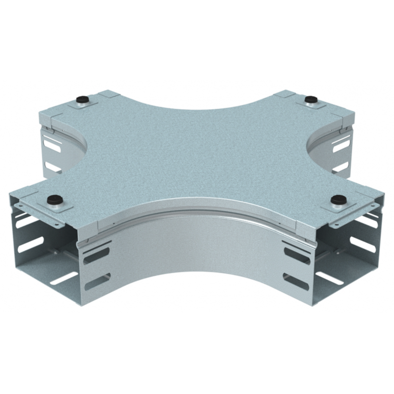 Derivazione a croce in acciaio zincato altezza 75mm larghezza 75mm P31 LEGRAND AT075Z