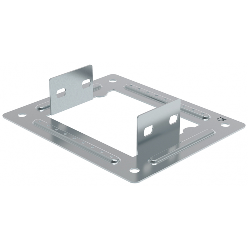 Flangia in acciaio zincato altezza 75mm larghezza 150mm per attacco quadro P31 LEGRAND 31X9CL73Z