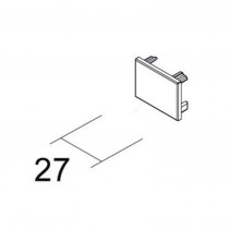 Dimensioni Terminale di chiusura del binario a superficie 48V Nero Ivela 6460-00-30