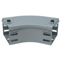 Curva piana a 45 gradi in acciaio zincato altezza 75mm larghezza 150mm P31 LEGRAND AJ150Z