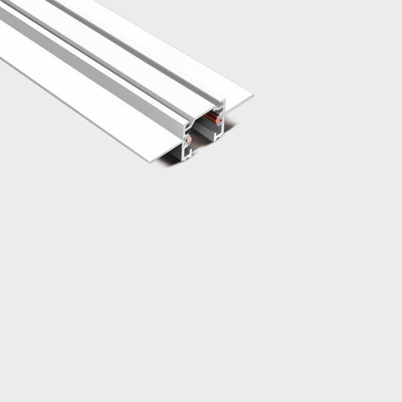 Binario a 48V per proiettori a incasso 2 metri Bianco Ivela 6446-20-31