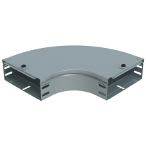 Curva piana in acciaio zincato a 90 gradi altezza 75mm larghezza 300mm P31 LEGRAND AI300Z