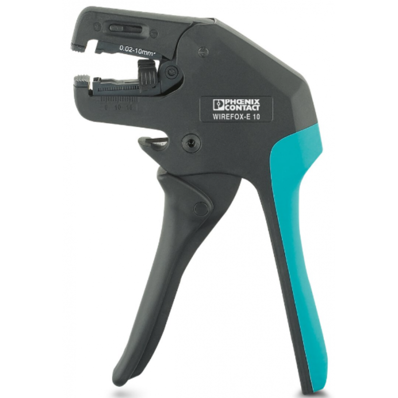 Pinza spelacavi per cavi sezione 0.02-10mm2 e taglio fino a 1.5mm2 Wirefox-E 10 PHOENIX 1212706