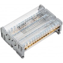 Morsettiera di distribuzione quadripolare 125A 500V AC/DC CABUR QBLOK4126