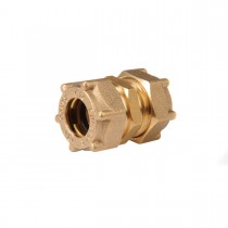 Manicotto attacco diritto 2 femmine diametro 10mm in ottone IBP IG301 01000000