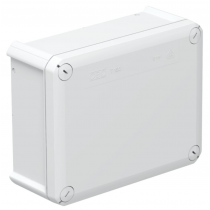 Cassetta di derivazione grigia chiusa con parete liscia 190x150x77mm IP66 T160 OBO 2007271