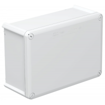 Cassetta di derivazione grigia chiusa con parete liscia 285x201x120mm IP66 T350 OBO 2007303