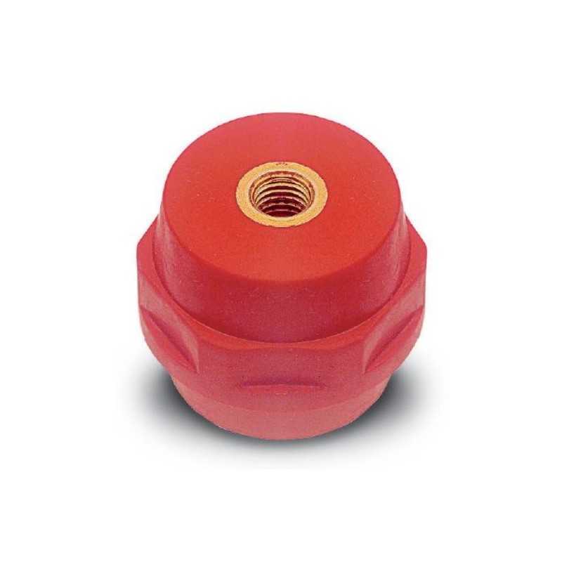 Isolatore esagonale con inserto filettato M8 alto 30mm Italweber 0980130