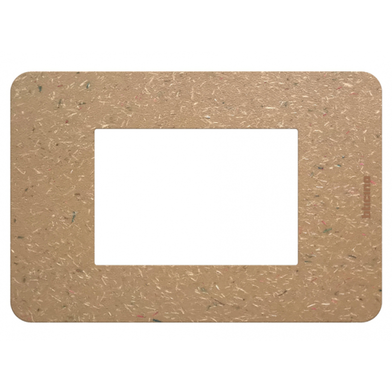 Placca 3 moduli Bio serie MatixGo BTICINO JA4803BB