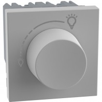 Interruttore Dimmer universale rotativo 2 moduli Grigio BTicino MatixGo JG4415