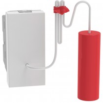 Pulsante a tirante unipolare 10A Bianco serie BTicino MatixGo JW4033