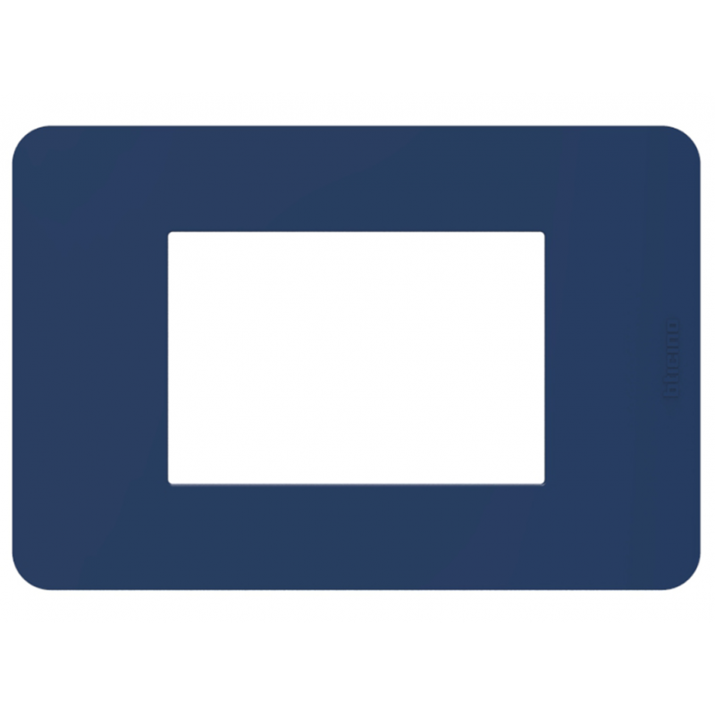 Placca 3 moduli Blue serie MatixGo BTICINO JA4803TB