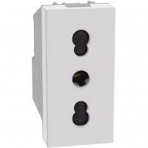 Presa bipasso P17/11 Bianca 16A serie MatixGo BTicino JW4180