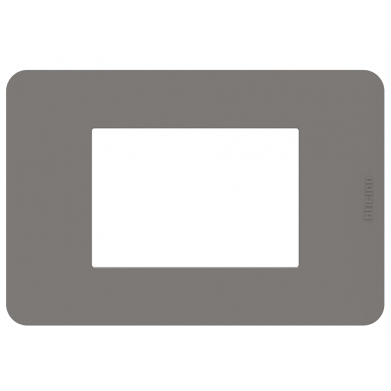 Placca 3 moduli Tortora serie MatixGo BTICINO JA4803TD