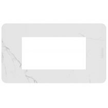 Placca 4 moduli Carrara serie MatixGo BTICINO JA4804EM
