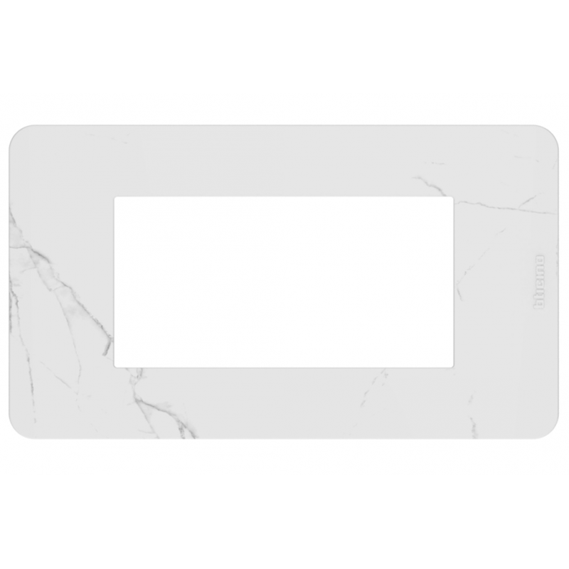 Placca 4 moduli Carrara serie MatixGo BTICINO JA4804EM