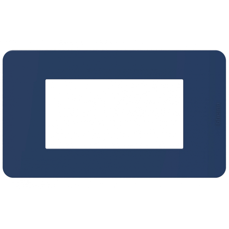 Placca 4 moduli Blue serie MatixGo BTICINO JA4804TB