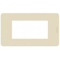 Placca 4 moduli Ivory Avorio serie MatixGo BTICINO JA4804TI