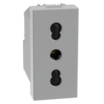 Presa bipasso P17/11 Grigia 16A serie MatixGo BTICINO JG4180