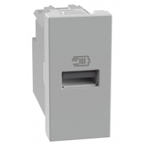 Caricatore USB Grigio 1 modulo serie MatixGo BTICINO JG4191A