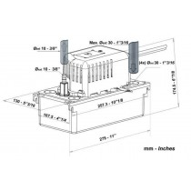 Dimensioni pompa Si-82