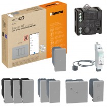 Starter kit Grigio per gestione tapparelle e lampade e prese serie MatixGo BTICINO JG1010KIT