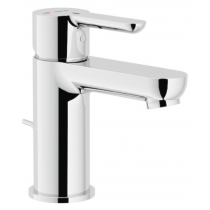 Miscelatore per lavabo cromato monocomando serie AB NOBILI CARLO ABH87118/1CR