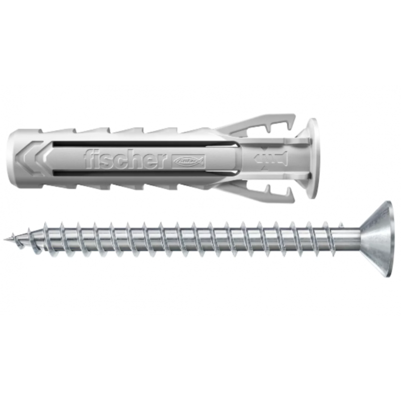 Tassello espandibile con alette e vite SX Plus 6x30mm 100 pezzi FISCHER 00567621