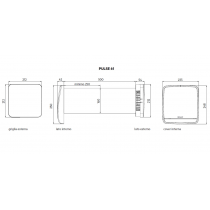 IRSAP Pulse 61 Dimensioni