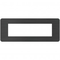 Placca 7 moduli Black Nickel Nero serie MatixGo BTICINO JA4807EN