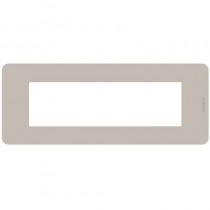 Placca 7 moduli Sand Sabbia tecnopolimero MatixGo BTICINO JA4807TS