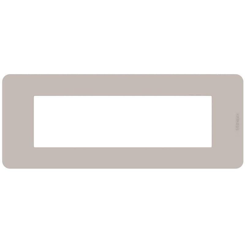 Placca 7 moduli Sand Sabbia tecnopolimero MatixGo BTICINO JA4807TS