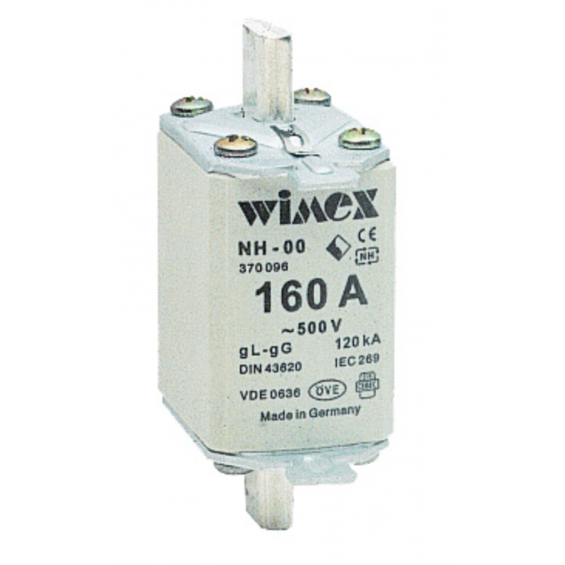 Fusibile NH 2 per protezione di motori e trasformatori 315A GG Wimex 5502315