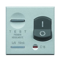 Magnetotermico differenziale 1P+N 16A 10mA  Bticino Axolute HC4305/16