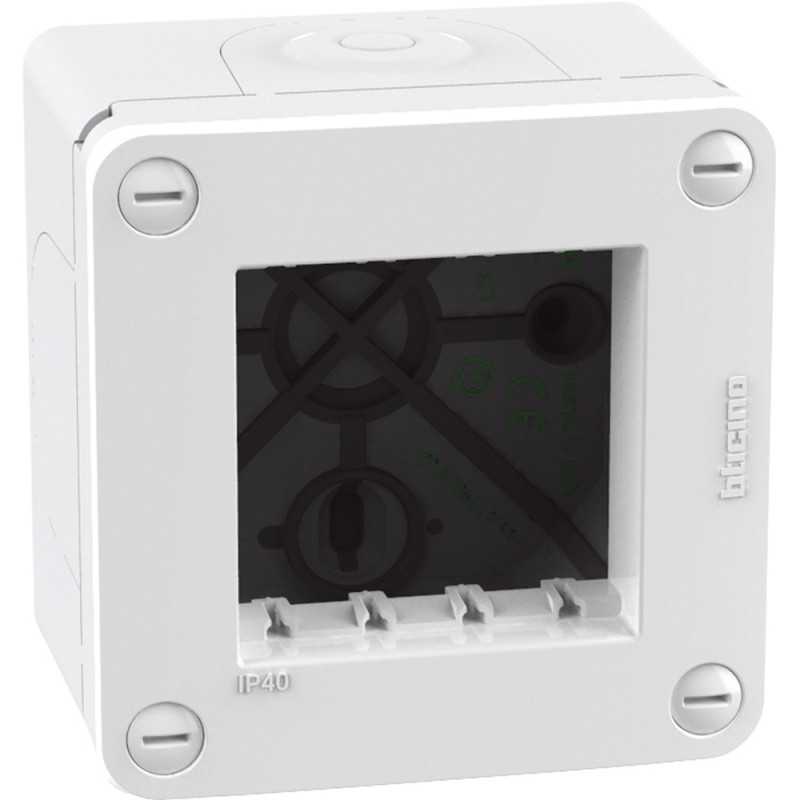 Scatola stagna 2 moduli IP40 Bianco serie MatixGo BTicino 28402W