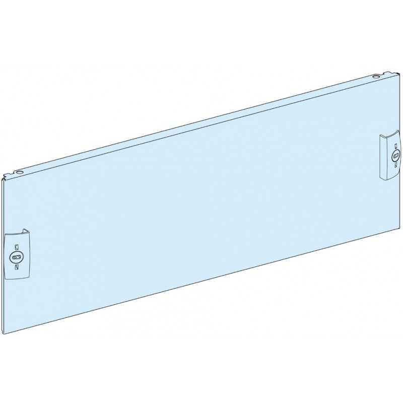 Piastra frontale piena in acciaio Bianca 500x200mm 4 moduli verticali PrismaSeT G SCHNEIDER LVS03804