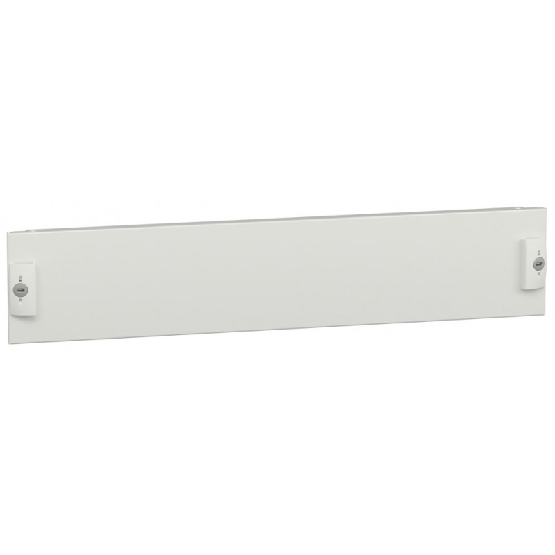 Piastra frontale piena in acciaio Bianca 500x100mm 2 moduli verticali PrismaSeT G P SCHNEIDER LVS03802