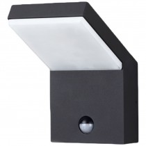 Applique in alluminio Nera LED 4000K IP54 18W 220-240V AC con sensore Neo XL Sensor BENEITO 3889