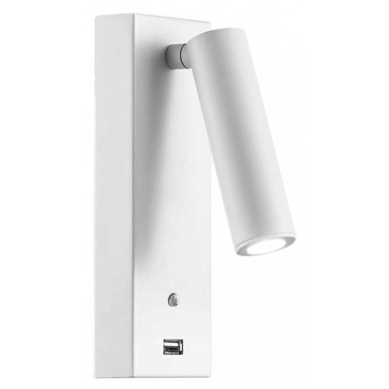 Applique in alluminio Bianca LED 2700K IP20 4W 3 intensità regolabili Pure BENEITO 4142-V2
