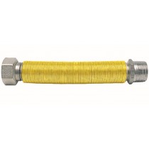 Giunto inox estensibile 220-420mm per gas con guaina isolante 1/2" Maschio Femmina FERRARI 031402