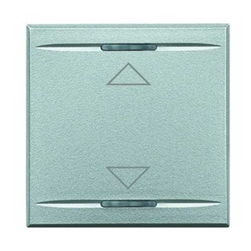 Copritasto su giù  2 moduli chiaro  Bticino Axolute HC4911/2AH