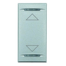 Copritasto simbolo su giù chiaro  Bticino Axolute HC4911AH