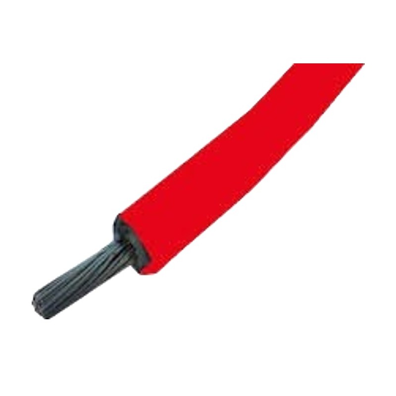 Cavo unipolare 1x6 H1Z2Z2-K per impianti fotovoltaici Rosso bobina 1000mt SO60001RO-B1000