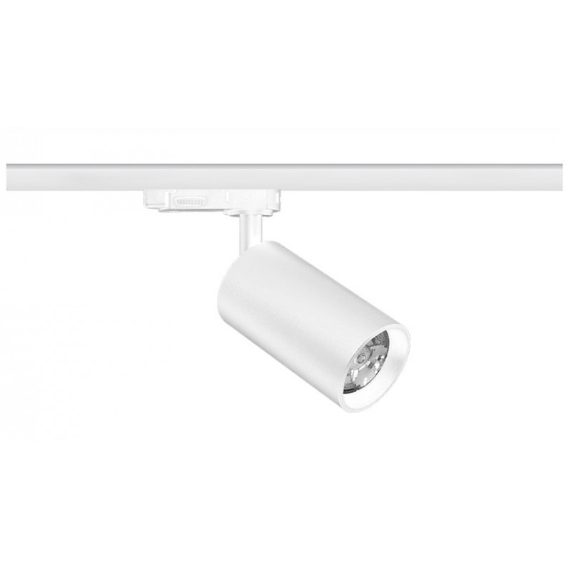 Faretto LED in alluminio Bianco per binario elettrificato Picolo GU10 BENEITO 3990-V3