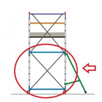 Campata o sezione POKER completa alta 1.62 metri Frigerio POK CAMPATA