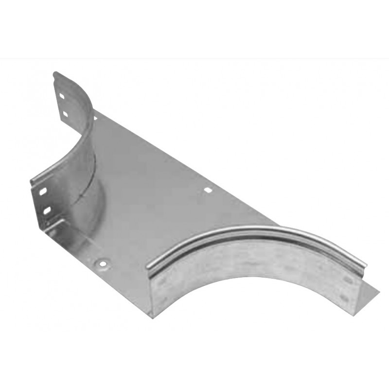 Derivazione laterale 100x80mm in acciaio zincato Sati 1040502