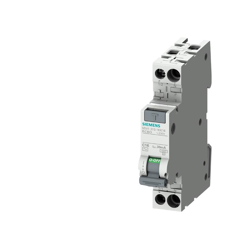 Magnetotermico differenziale C10 30mA 4.5kV Siemens 5SV13131KK10