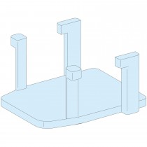 Set di 12 supporti otturatori per sbarre Linergy Schneider LVS01109