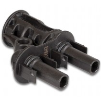 Connettore Nero a Y per fotovoltaico 1 Maschio + 2 Femmine FMC4 10 pezzi FANTON A99943